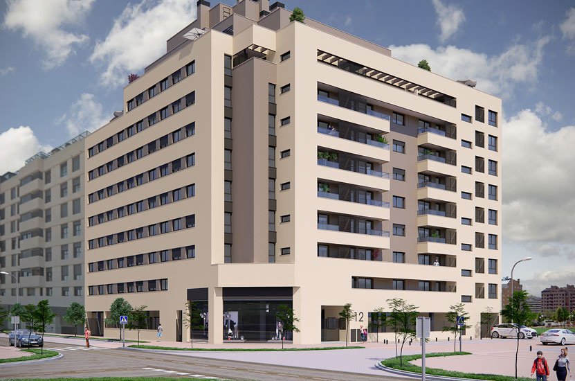 Vía Célere comercializa 55 nuevas viviendas en el barrio de Vallecas