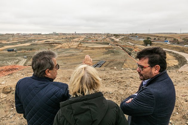 Valdecarros avanza en sus infraestructuras viarias