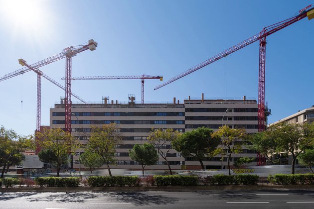 Los costes de construcción en edificación residencial bajaron un 3,8% durante 2020