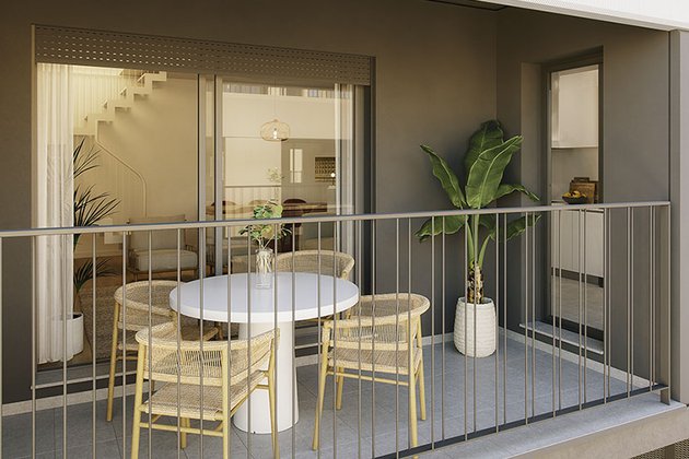 La mitad de las viviendas de obra nueva compradas cuenta con espacios al aire libre