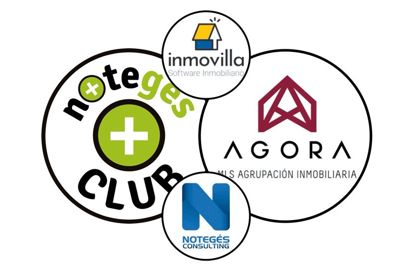 Agora MLS, Club Notegés e Inmovilla se alían para crear la mayor bolsa inmobiliaria del país