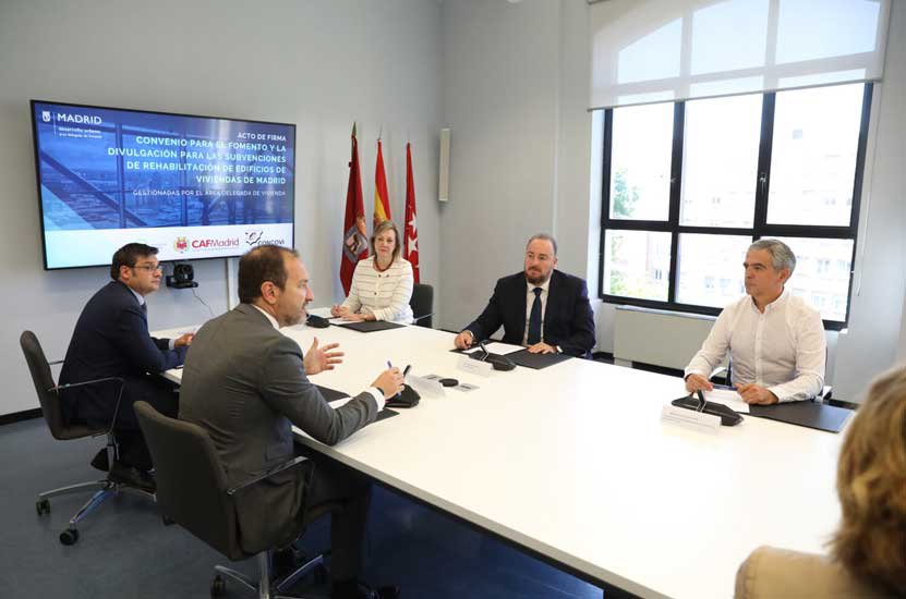 Concovi, CAFMadrid y AVS divulgarán las ayudas a la rehabilitación del Ayuntamiento de Madrid