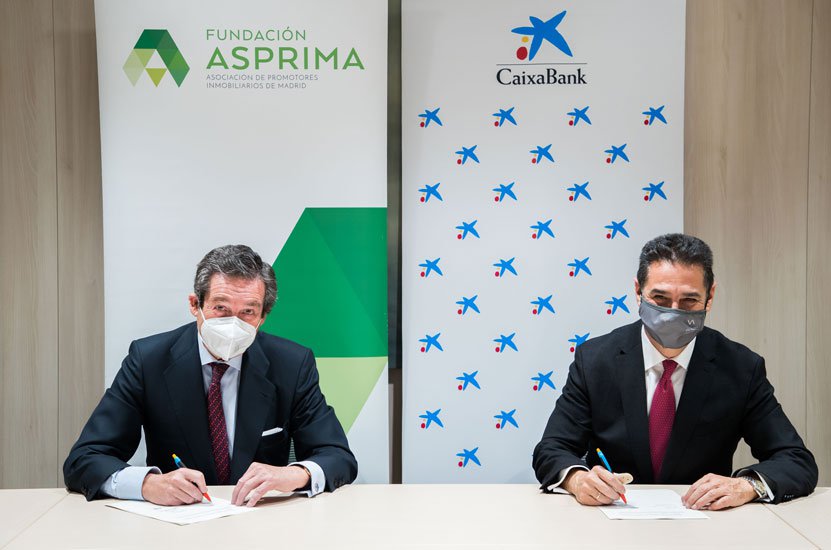CaixaBank renueva su acuerdo con la Fundación ASPRIMA para apoyar al sector inmobiliario