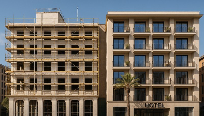 Las reconversiones de edificios alcanzan los 137.000 m2 en el primer semestre, un 4% más