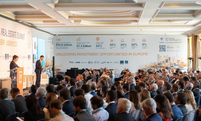 Augusto Lobo (JLL) y Paulo Sarmento (Cushman & Wakefield) en el Portugal Real Estate Summit.