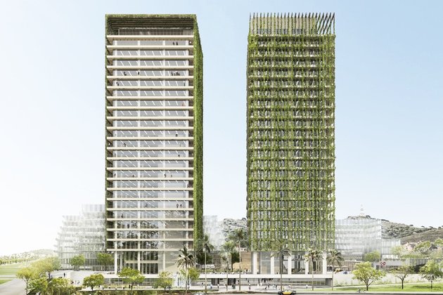 Porta Diagonal finaliza su primera torre en un ámbito de 90.000 m2