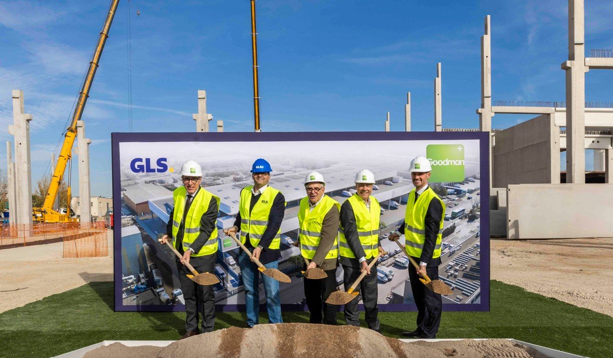 GLS avanza en la construcción de su hub logístico en el sur de Barcelona