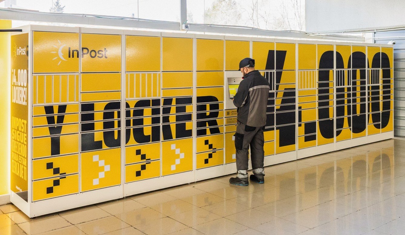 InPost alcanza los 4.000 lockers en Iberia tras duplicar su red en 2025