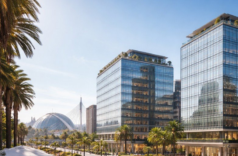 El mercado de oficinas de Valencia prevé incorporar 90.000 m2 hasta 2030