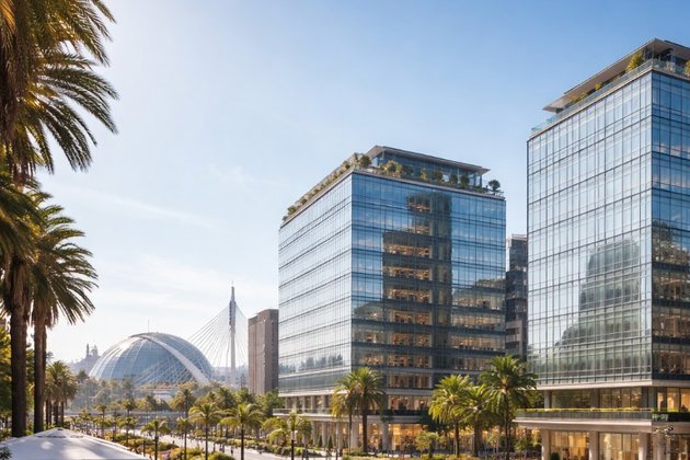 El mercado de oficinas de Valencia prevé incorporar 90.000 m2 hasta 2030