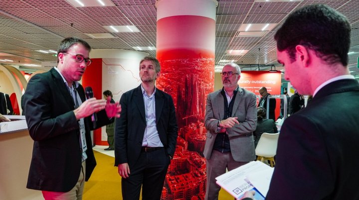 De izquierda a derecha: Marc Unió, Victor Iborra, y Nuno Nunes - MIPIM 2026