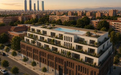 SodaCrowd financiará la reconversión de un edificio de Telefónica en 46 viviendas en Madrid