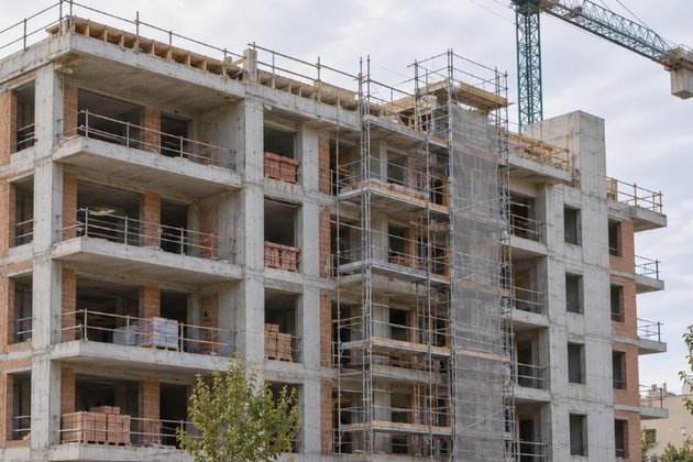 La superficie visada para edificación crece un 18% y roza los 21 millones de m2