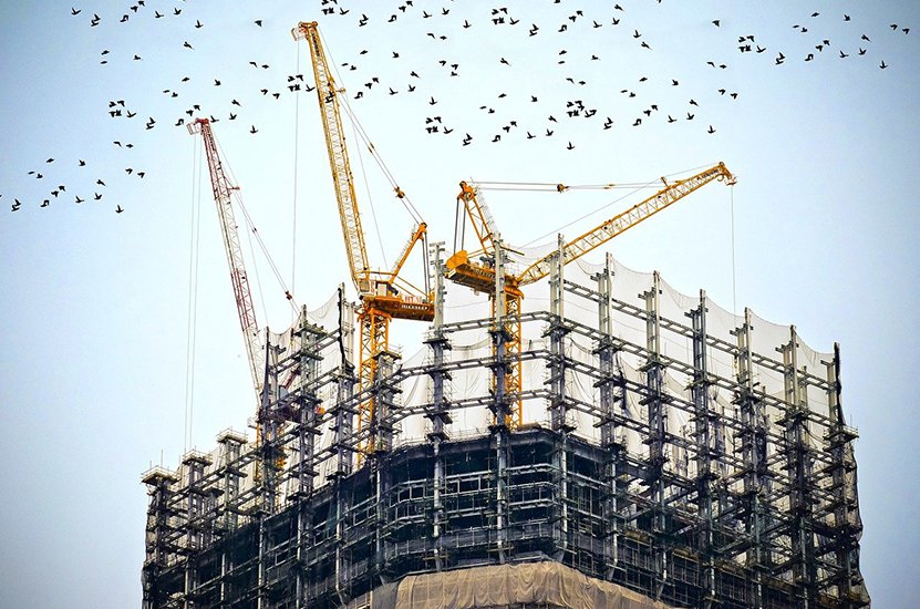 La contratación en la construcción aumenta un 49% en lo que va de año
