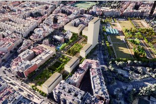 Madrid desbloquea el área ‘Parque Metro Cuatro Caminos’