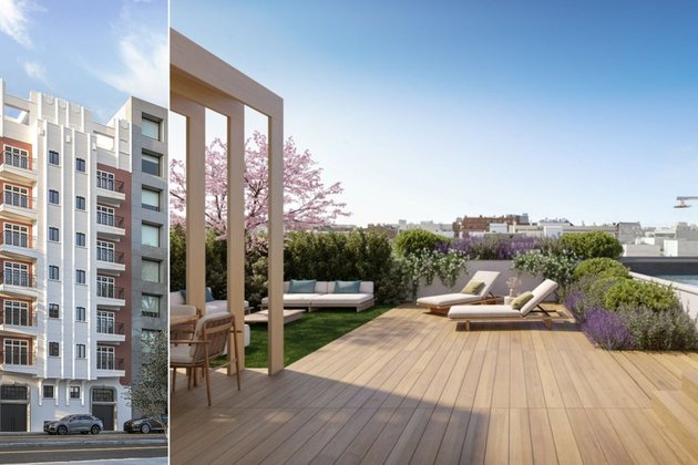 Arrancan las obras de rehabilitación de María de Molina 42 en Madrid