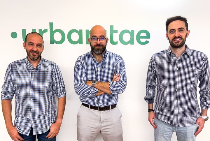 Equipo directivo de Urbanitae: Jorge Fernández, Diego Bestard, y Diego Gallego
