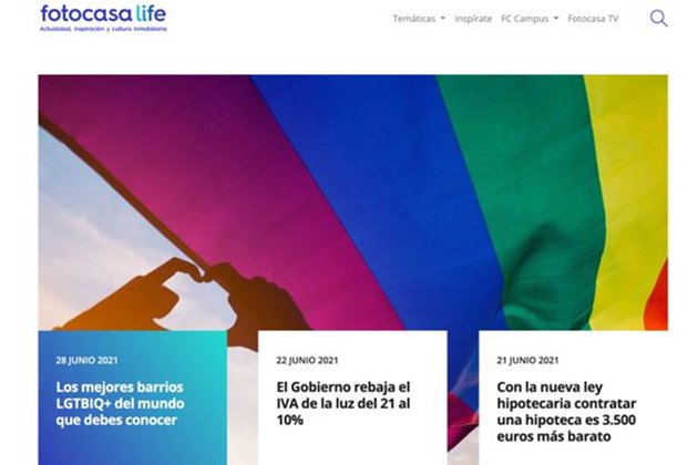 Fotocasa Life, la nueva plataforma multimedia que ofrece actualidad inmobiliaria