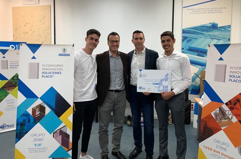 Saint-Gobain Placo premia a alumnos de Arquitectura Técnica en su “Concurso de Innovación de Soluciones Placo”