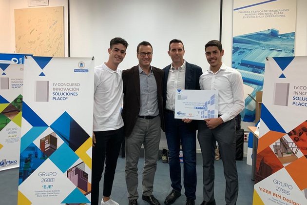 Saint-Gobain Placo premia a alumnos de Arquitectura Técnica en su “Concurso de Innovación de Soluciones Placo”