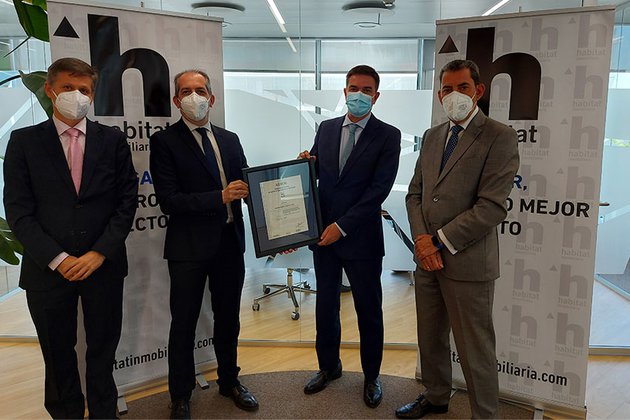AENOR reconoce la excelencia de Habitat Inmobiliaria en Seguridad de la Información