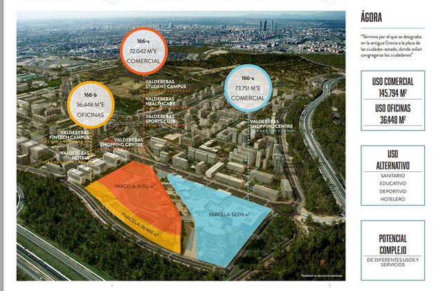 Valdebebas vende su “pastilla comercial” a Galerías Comerciales por 55 millones de euros