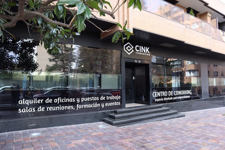 Nuevo espacio flexible de trabajo de Cink Coworking en el eje norte de Madrid.