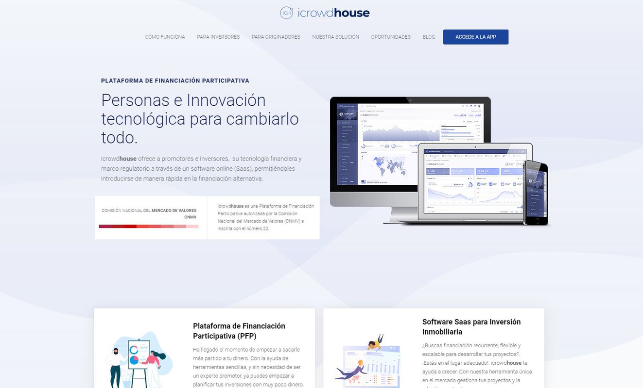 iCrowdhouse lanza el primer software que pone en contacto a inversores con promotores que buscan financiación alternativa