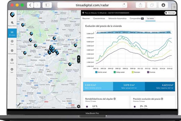 Tinsa Digital lanza Radar, herramienta flexible de big data inmobiliario