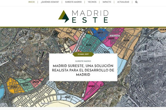 La plataforma Madrid Este lanza su página web y canales en redes sociales