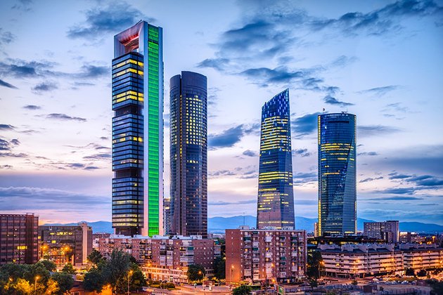 Madrid, cuarta en el podio financiero de Europa
