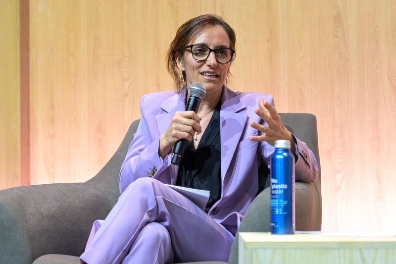 Ministra de Sanidad, Mónica García, en REBUILD 2026