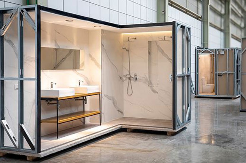 Porcelanosa Partners realizará su primer proyecto con baños industrializados
