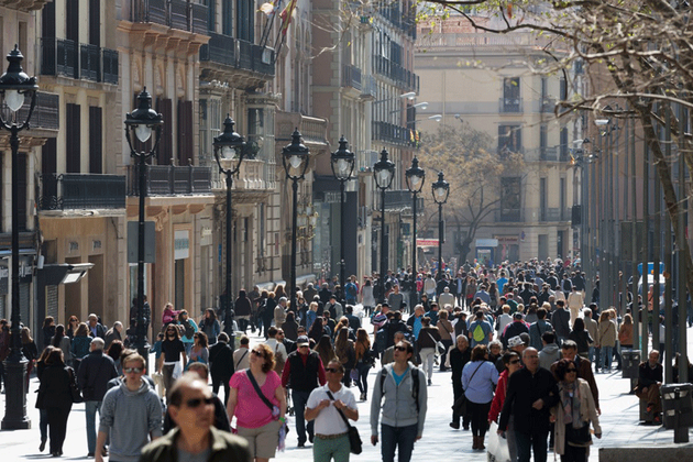 Portal de l’Àngel de Barcelona, la calle comercial más cara de España