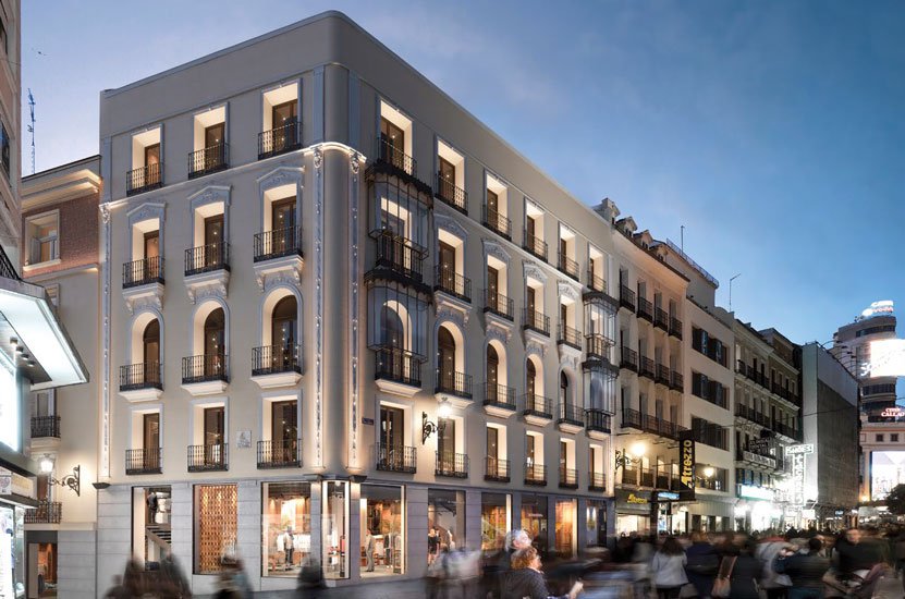 Hines comercializa Preciados 13 en Madrid de la mano de Savills Aguirre Newman
