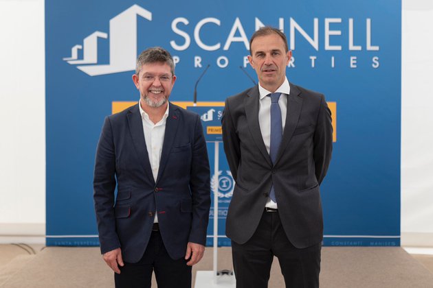 Scannell Properties coloca la primera piedra de su nuevo centro logístico