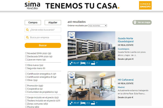 SIMA Home Edition, antesala virtual de la feria que se celebrará en noviembre