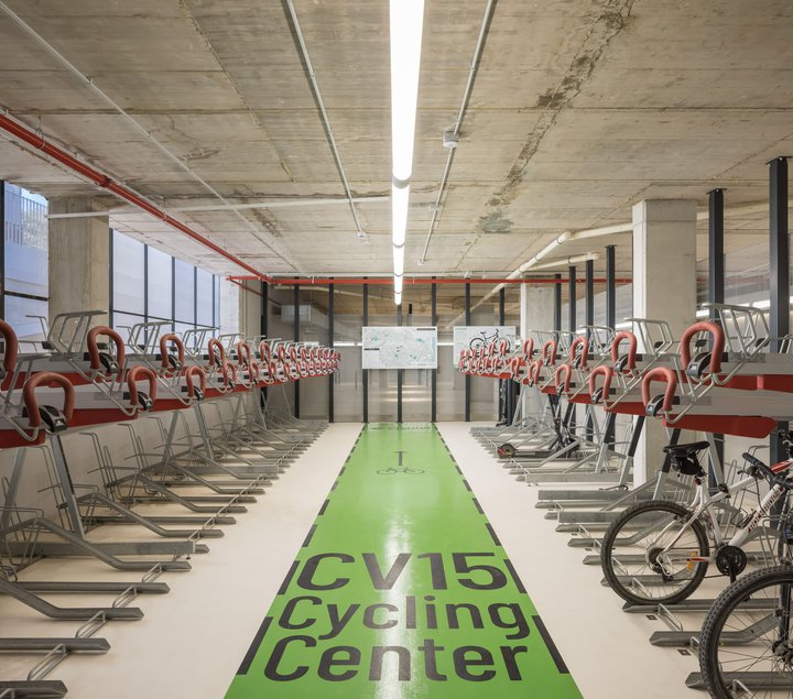 Las nuevas Oficinas de TMEIC Port Technologies en Valencia cuentan con parking de bicicletas