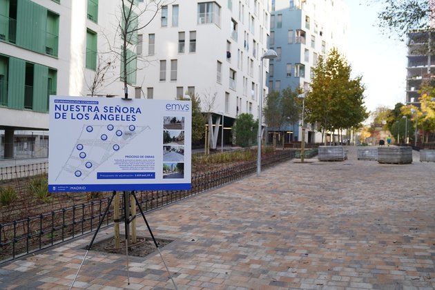 El Ayuntamiento de Madrid ultima la regeneración urbana del ecobarrio de Puente de Vallecas