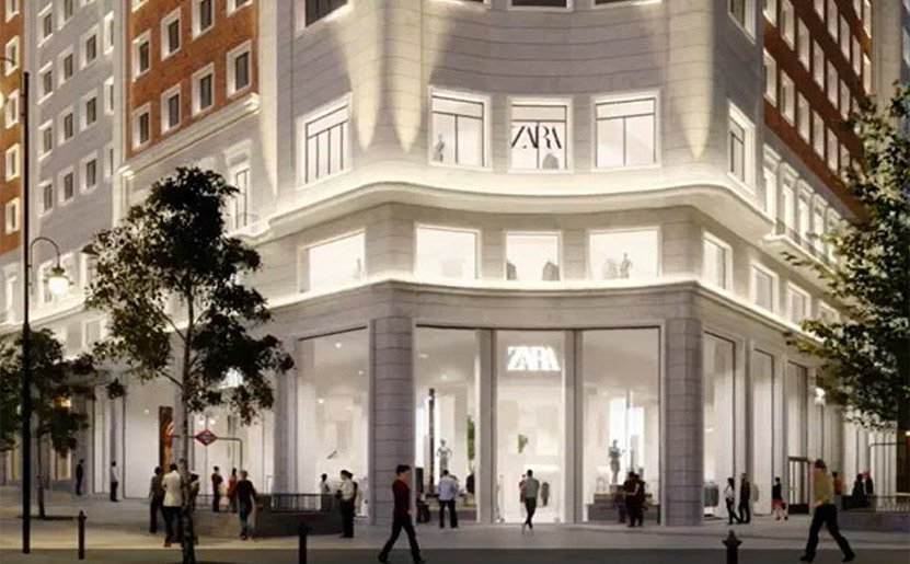 Santander, BBVA y Abanca refinancian las 'flagships' de Inditex en Plaza de España