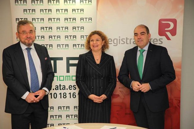 El Colegio de Registradores y ATA firman un convenio para potenciar sus relaciones asociativas