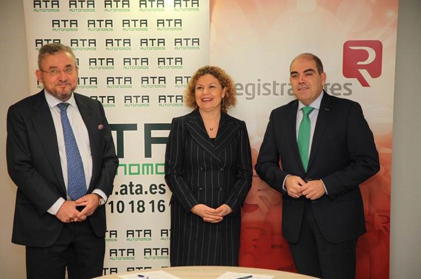 El Colegio de Registradores y ATA firman un convenio para potenciar sus relaciones asociativas