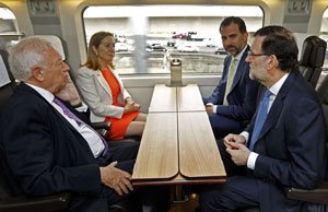 El Príncipe de Asturias inaugura la conexión de alta velocidad entre Madrid y Alicante