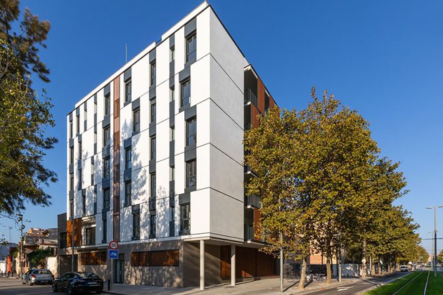 Binarq finaliza un edificio de 25 viviendas en Barcelona