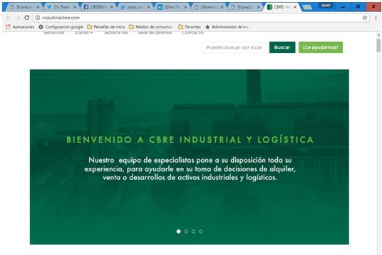 CBRE lanza nueva página web de activos industriales y logísticos