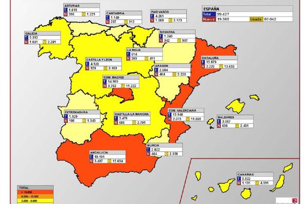 El precio de la vivienda aumenta el 2,2% en el primer trimestre