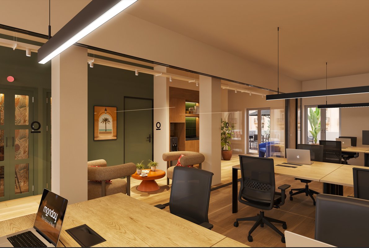 Monday suma 7.000 m2 de oficinas flexibles