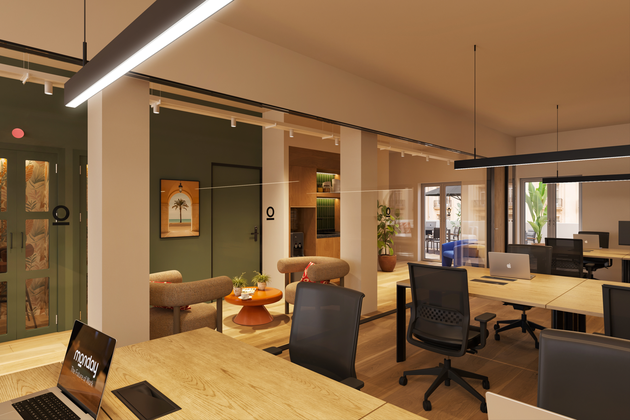 Monday suma 7.000 m2 de oficinas flexibles