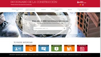El 'diccionario on line de la construcción' recibe más de 2.000 visitas y registra cerca de 10.000 páginas vistas en su primera semana de vida