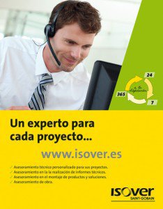 MATERIALES Y PRODUCTOS:Isover lanza un nuevo Servicio de Atención Técnica Especializada